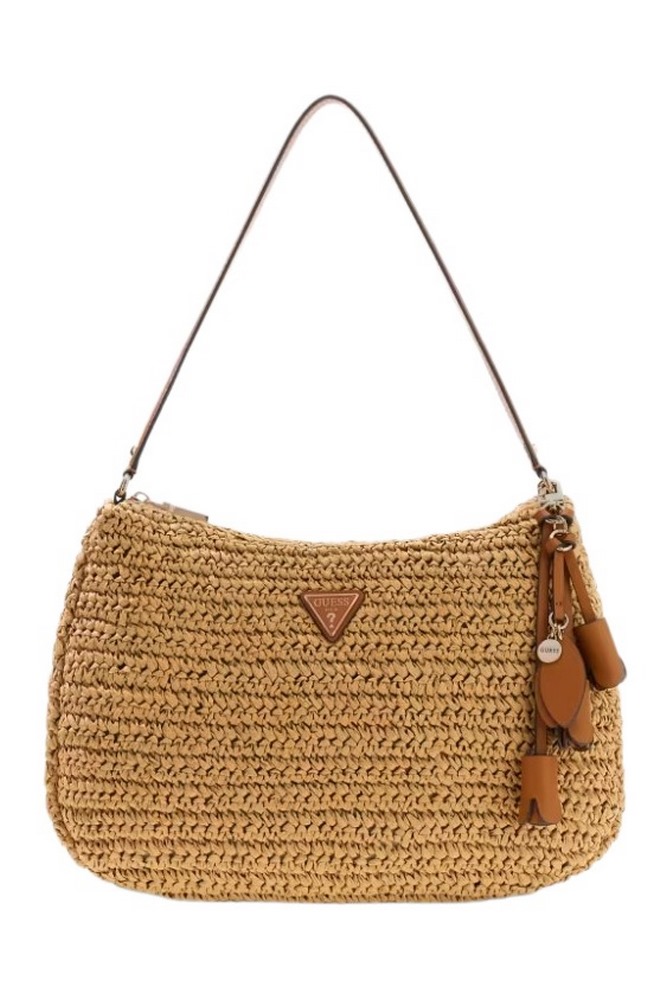 GUESS OFELIA HOBO SHOULDER BAG ΤΣΑΝΤΑ ΓΥΝΑΙΚΕΙΑ COGNAC
