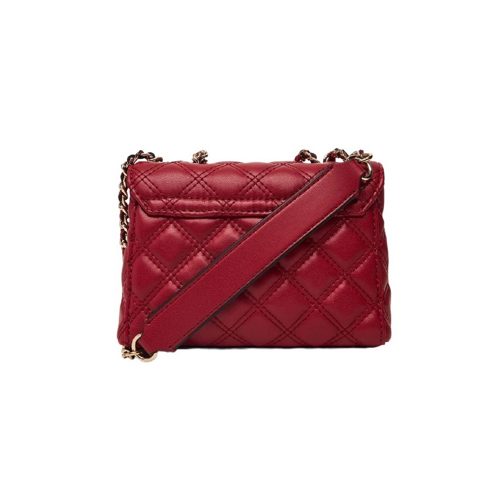 GUESS GIULLY II MINI 2 COMP CVRT FLP ΤΣΑΝΤΑ ΓΥΝΑΙΚΕΙΑ RED