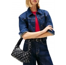 TOMMY JEANS HOLIDAY STUD SHOULDER BAG ΤΣΑΝΤΑ ΓΥΝΑΙΚΕΙΑ BLACK