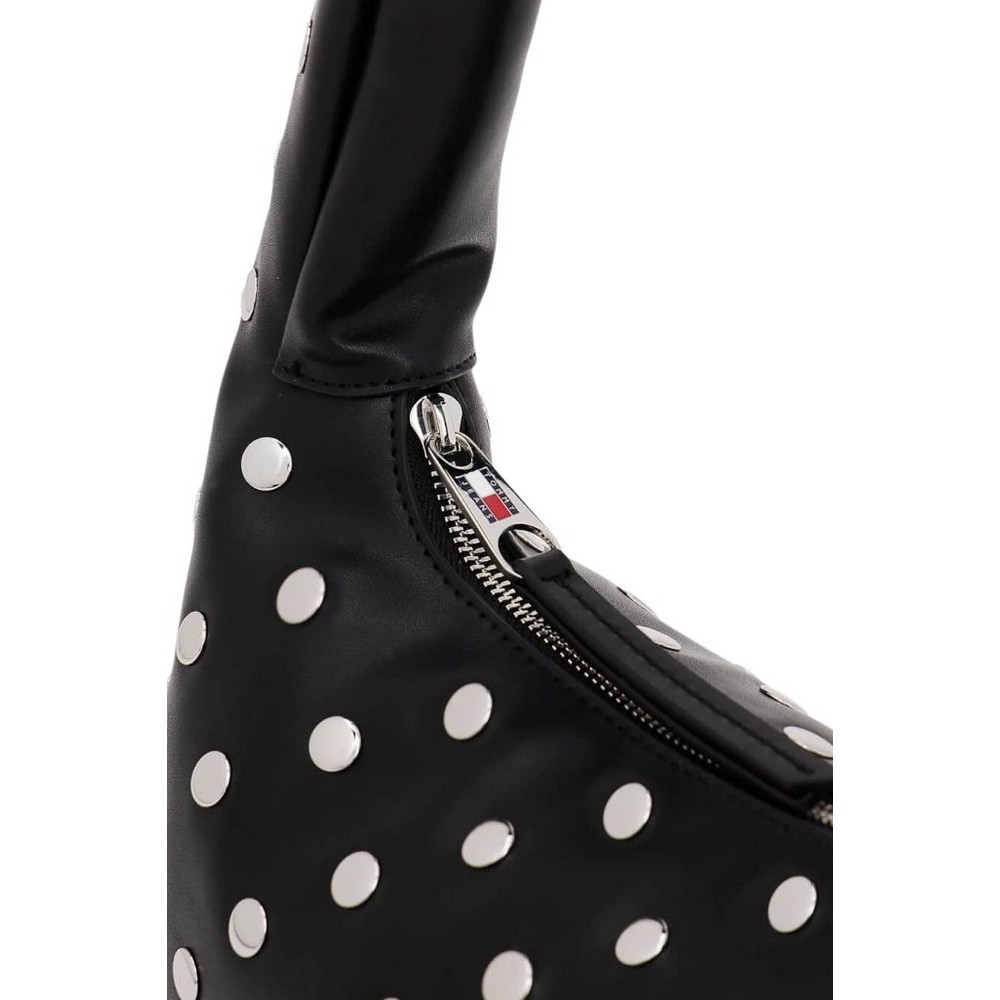 TOMMY JEANS HOLIDAY STUD SHOULDER BAG ΤΣΑΝΤΑ ΓΥΝΑΙΚΕΙΑ BLACK