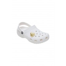 CROCS GOLD BUBBLE LOCKET HEART JIBBITZ CHARMS ΑΞΕΣΟΥΑΡ ΓΥΝΑΙΚΕΙΟ GOLD