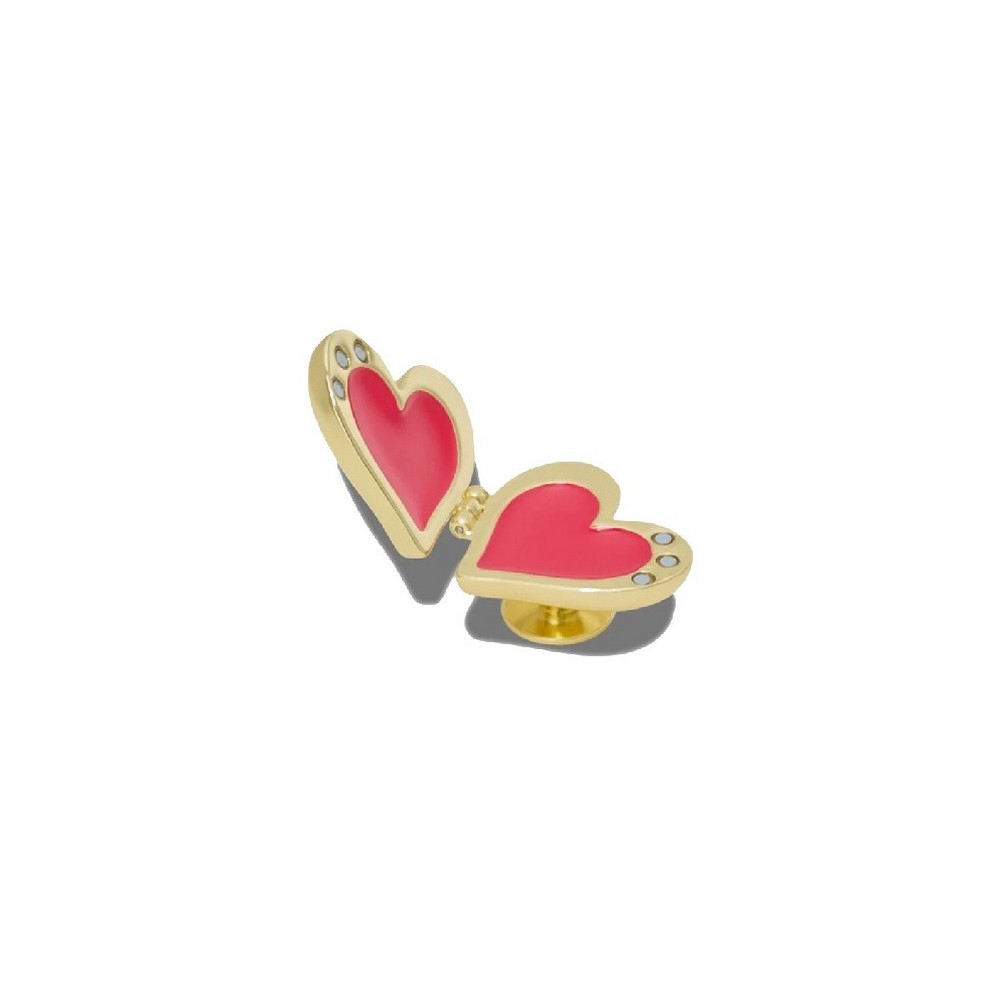 CROCS GOLD BUBBLE LOCKET HEART JIBBITZ CHARMS ΑΞΕΣΟΥΑΡ ΓΥΝΑΙΚΕΙΟ GOLD