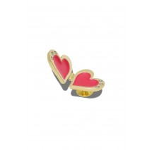 CROCS GOLD BUBBLE LOCKET HEART JIBBITZ CHARMS ΑΞΕΣΟΥΑΡ ΓΥΝΑΙΚΕΙΟ GOLD