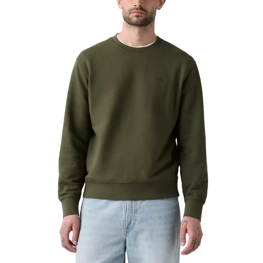 LEVIS THE ORIGINAL HM CREW ΜΠΛΟΥΖΑ ΦΟΥΤΕΡ ΑΝΔΡΙΚΗ GREEN
