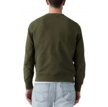LEVIS THE ORIGINAL HM CREW ΜΠΛΟΥΖΑ ΦΟΥΤΕΡ ΑΝΔΡΙΚΗ GREEN