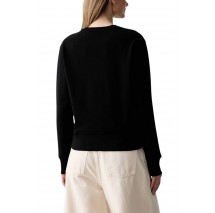 GUESS NEW CN BASIC TRIANGLE SWEATSHI ΜΠΛΟΥΖΑ ΦΟΥΤΕΡ ΓΥΝΑΙΚΕΙΑ BLACK