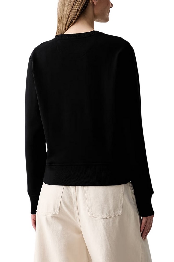 GUESS NEW CN BASIC TRIANGLE SWEATSHI ΜΠΛΟΥΖΑ ΦΟΥΤΕΡ ΓΥΝΑΙΚΕΙΑ BLACK