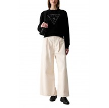 GUESS NEW CN BASIC TRIANGLE SWEATSHI ΜΠΛΟΥΖΑ ΦΟΥΤΕΡ ΓΥΝΑΙΚΕΙΑ BLACK