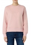 GUESS NEW CN BASIC TRIANGLE SWEATSHI ΜΠΛΟΥΖΑ ΦΟΥΤΕΡ ΓΥΝΑΙΚΕΙΑ PINK