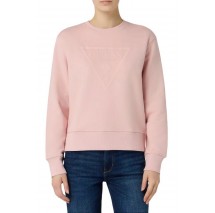 GUESS NEW CN BASIC TRIANGLE SWEATSHI ΜΠΛΟΥΖΑ ΦΟΥΤΕΡ ΓΥΝΑΙΚΕΙΑ PINK