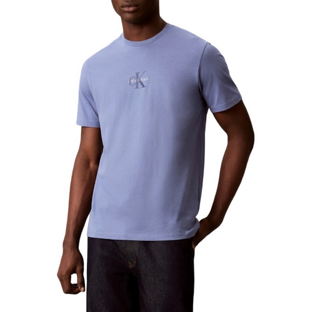 CALVIN KLEIN JEANS 30S MICRO MONOLOGO GRAPHIC T-SHIRT ΜΠΛΟΥΖΑ ΑΝΔΡΙΚΗ BLUE