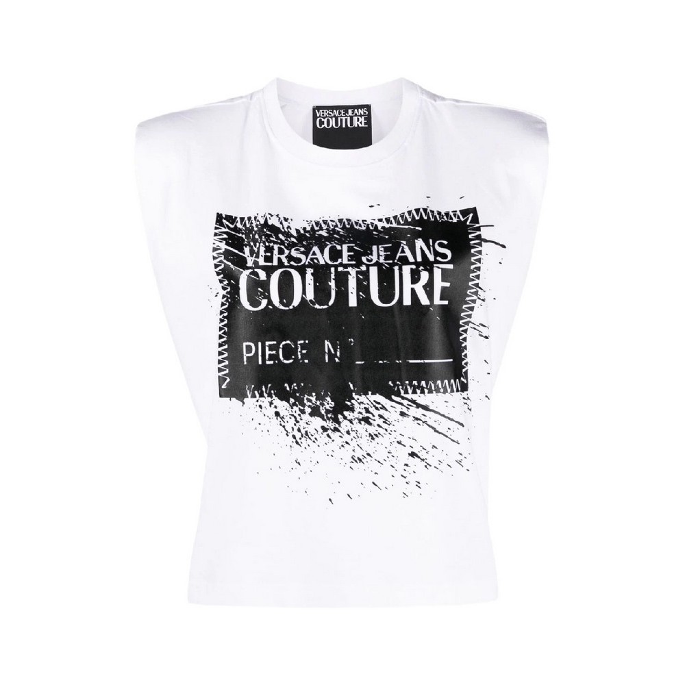 VERSACE JEANS COUTURE R PIECE NR SKETCH  ΜΠΛΟΥΖΑ ΓΥΝΑΙΚΕΙΑ WHITE