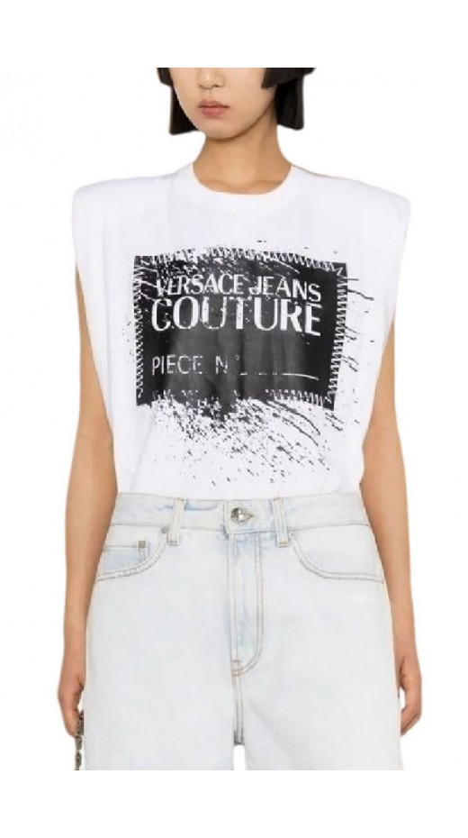 VERSACE JEANS COUTURE R PIECE NR SKETCH  ΜΠΛΟΥΖΑ ΓΥΝΑΙΚΕΙΑ WHITE