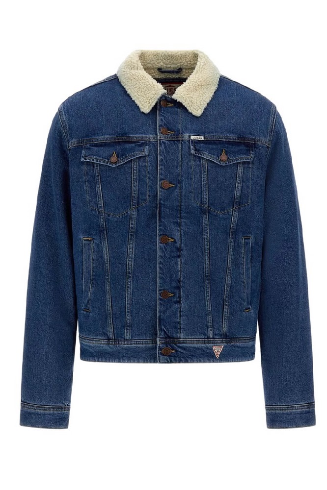 GUESS DILLON TEDDY JCK ΜΠΟΥΦΑΝ ΑΝΔΡΙΚΟ BLUΕ DENIM