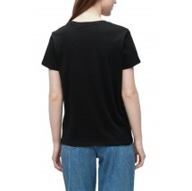 GUESS SKYLINE PANTHER EASY T-SHIRT ΓΥΝΑΙΚΕΙΟ BLACK