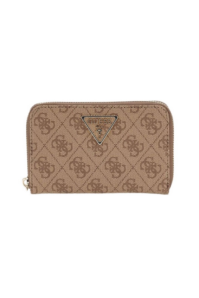 GUESS LAUREL II SLG MED ZIP AROUND ΠΟΡΤΟΦΟΛΙ ΓΥΝΑΙΚΕΙΟ LATTE