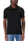 CALVIN KLEIN TECH INTERLOCK POLO T-SHIRT ΜΠΛΟΥΖΑ ΑΝΔΡΙΚΗ BLACK