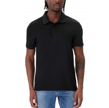 CALVIN KLEIN TECH INTERLOCK POLO T-SHIRT ΜΠΛΟΥΖΑ ΑΝΔΡΙΚΗ BLACK