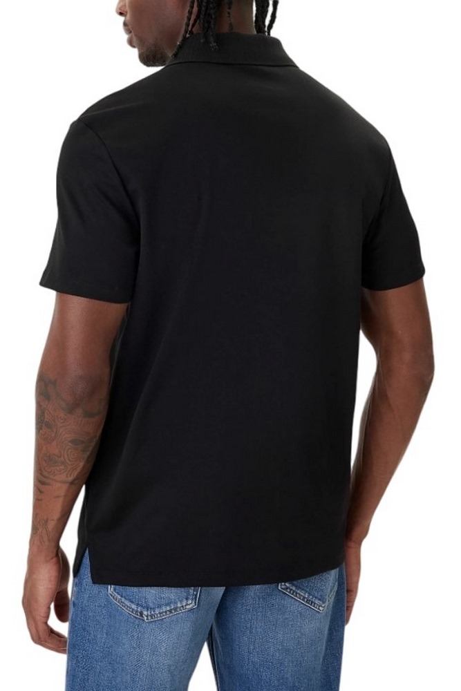 CALVIN KLEIN TECH INTERLOCK POLO T-SHIRT ΜΠΛΟΥΖΑ ΑΝΔΡΙΚΗ BLACK