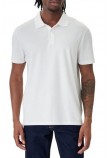 CALVIN KLEIN TECH INTERLOCK POLO T-SHIRT ΜΠΛΟΥΖΑ ΑΝΔΡΙΚΗ BRIGHT WHITE