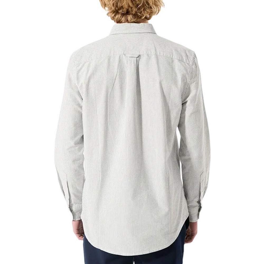 TOMMY JEANS SLIM STRIPE OXFORD SHIRT EXT ΠΟΥΚΑΜΙΣΟ ΑΝΔΡΙΚΟ GREEN