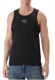 CALVIN KLEIN JEANS 30S CLASSIC MICRO MONOLOGO TANK T-SHIRT ΜΠΛΟΥΖΑ ΑΝΔΡΙΚΗ BLACK