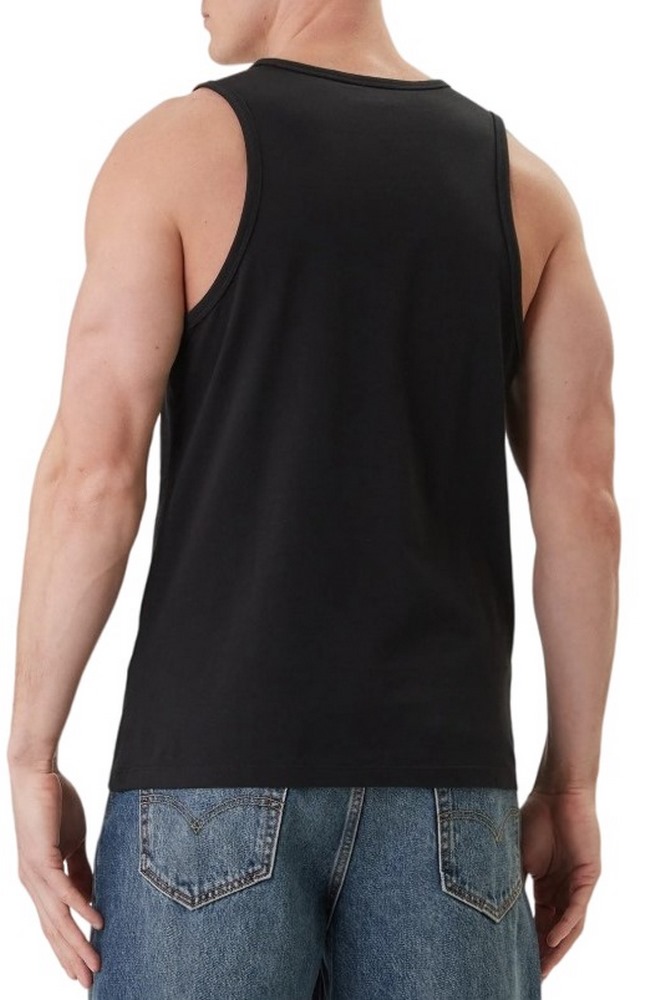 CALVIN KLEIN JEANS 30S CLASSIC MICRO MONOLOGO TANK T-SHIRT ΜΠΛΟΥΖΑ ΑΝΔΡΙΚΗ BLACK