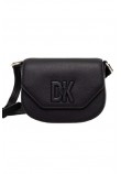 DKNY SEVENTH AVENUE CROSS BODY HANDBAG ΤΣΑΝΤΑ ΓΥΝΑΙΚΕΙΑ BLACK