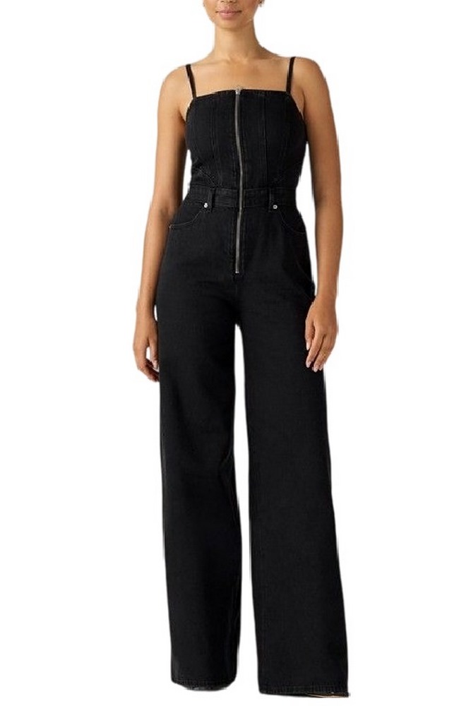 LEVIS SEAMED JUMPSUIT WORN IN ΟΛΟΣΩΜΗ ΦΟΡΜΑ ΤΖΙΝ ΓΥΝΑΙΚΕΙΑ BLACK DENIM