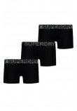 SUPERDRY D2 SDNA TRUNK TRIPLE PACK ΕΣΩΡΟΥΧΟ ΑΝΔΡΙΚΟ BLACK/GREY