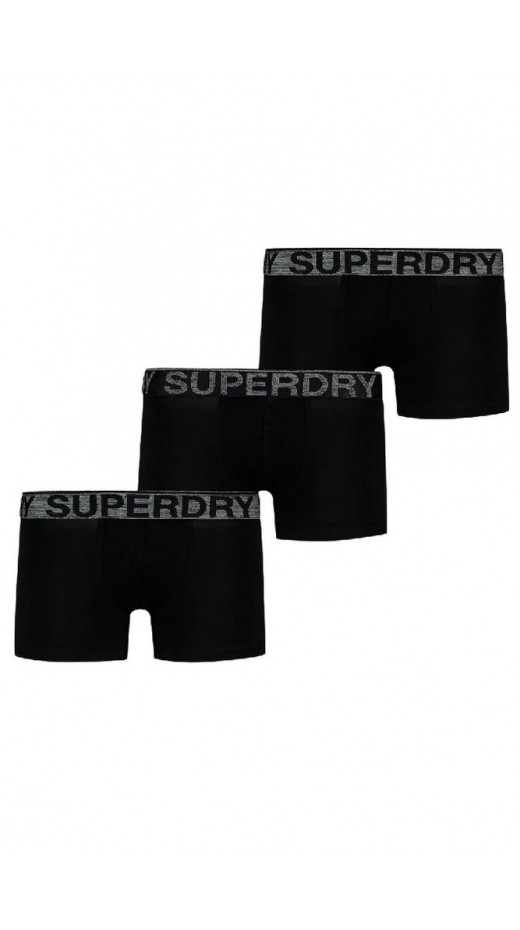 SUPERDRY D2 SDNA TRUNK TRIPLE PACK ΕΣΩΡΟΥΧΟ ΑΝΔΡΙΚΟ BLACK/GREY