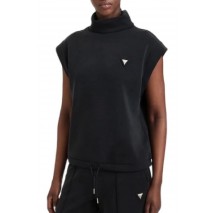 GUESS OLYMPE HIGH NECK SLEEVELESS SW ΜΠΛΟΥΖΑ ΑΜΑΝΙΚΗ ΦΟΥΤΕΡ ΓΥΝΑΙΚΕΙΑ BLACK