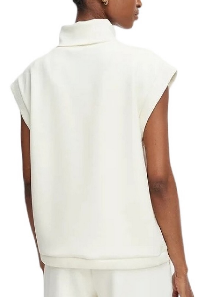 GUESS OLYMPE HIGH NECK SLEEVELESS SW ΜΠΛΟΥΖΑ ΑΜΑΝΙΚΗ ΦΟΥΤΕΡ ΓΥΝΑΙΚΕΙΑ OFF WHITE