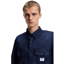 HUGO BOSS CASUAL SHIRT EKYNO ΠΟΥΚΑΜΙΣΟ ΑΝΔΡΙΚΟ DARK BLUE