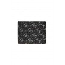 GUES MILANO BLLFLD W COIN POCKET SMVELELEA20 ΠΟΡΤΟΦΟΛΙ ΑΝΔΡΙΚΟ BLACK/GREY
