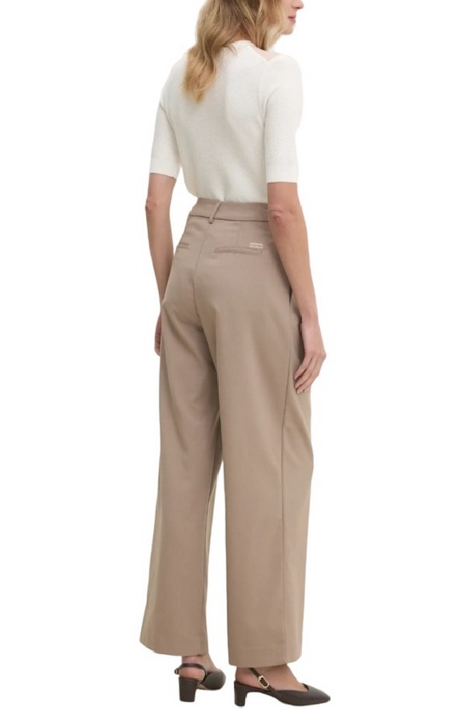 CALVIN KLEIN JEANSTAILORED WIDE LEG ΠΑΝΤΕΛΟΝΙ ΓΥΝΑΙΚΕΙΟ TAUPE