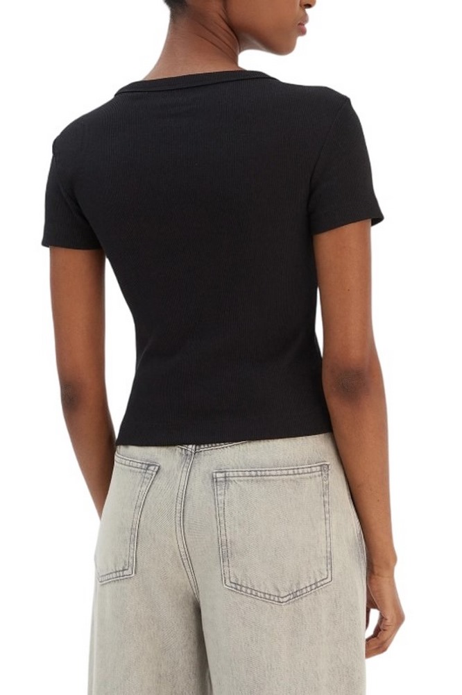 GUESS CN GUESS STUDS SCRIPT ΤΟΠ ΓΥΝΑΙΚΕΙΟ BLACK