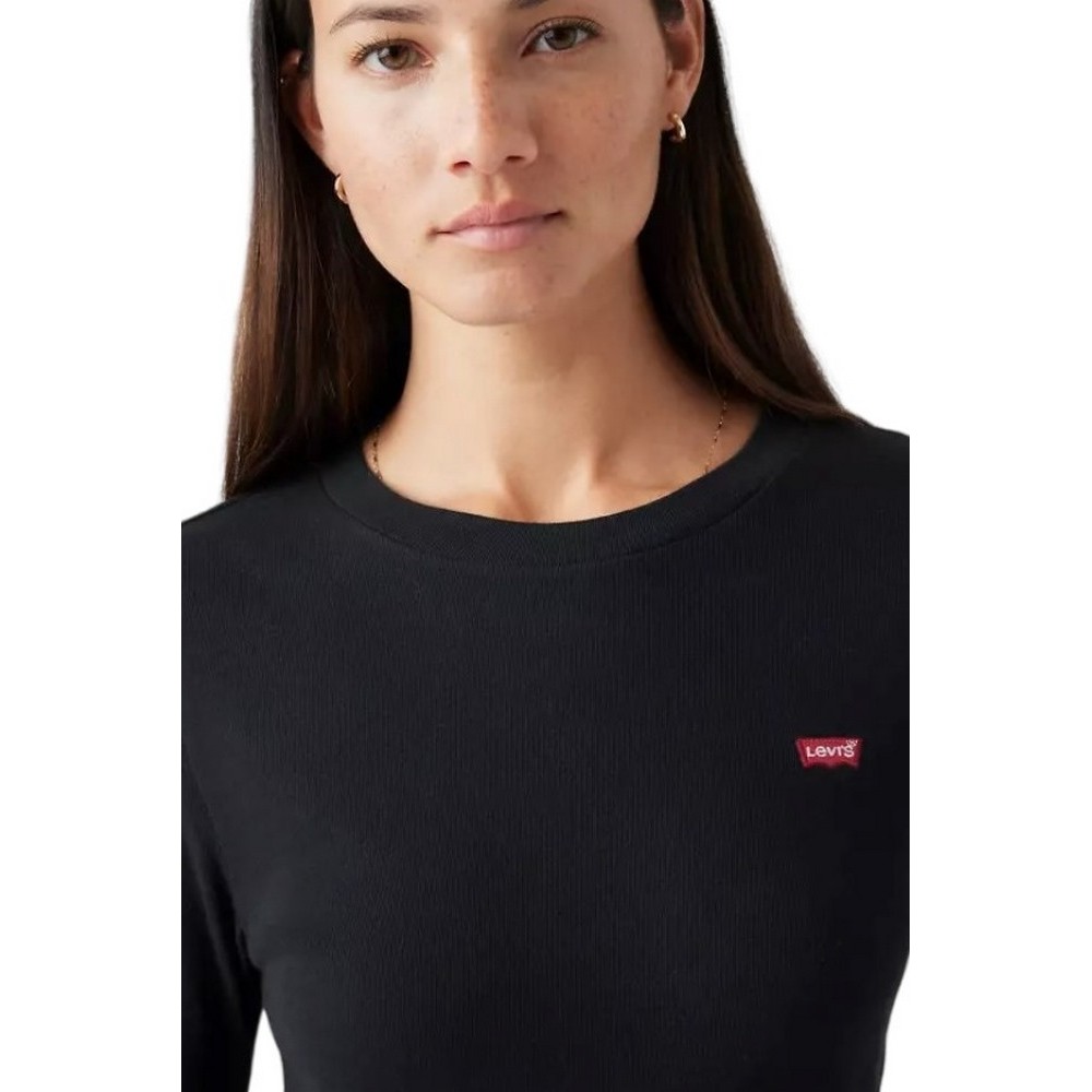 LEVIS® ESSENTIAL HM LS TEE ΜΠΛΟΥΖΑ ΓΥΝΑΙΚΕΙΑ BLACK