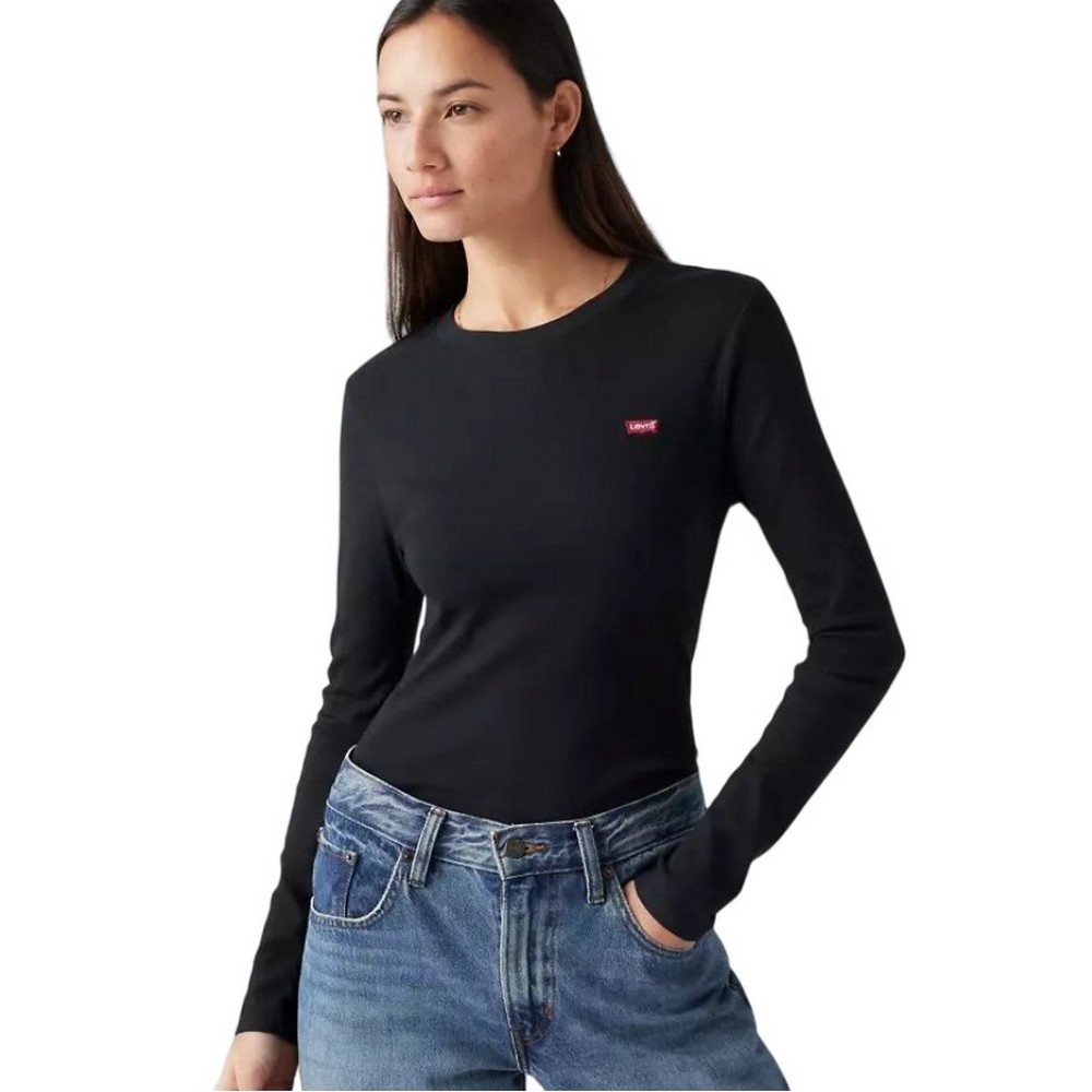 LEVIS® ESSENTIAL HM LS TEE ΜΠΛΟΥΖΑ ΓΥΝΑΙΚΕΙΑ BLACK