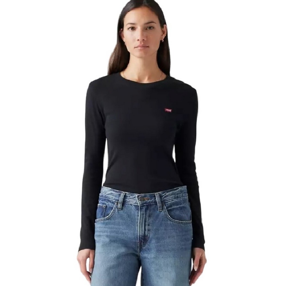 LEVIS® ESSENTIAL HM LS TEE ΜΠΛΟΥΖΑ ΓΥΝΑΙΚΕΙΑ BLACK