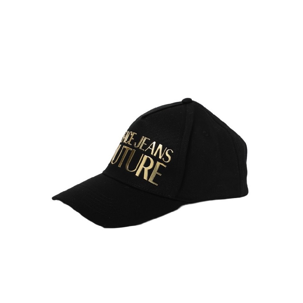 VERSACE JEANS COUTURE BASEBALL CAP WITH PENCES CIRCONFERENZA ΚΑΠΕΛΟ ΑΝΔΡΙΚΟ BLACK/GOLD