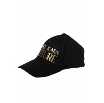 VERSACE JEANS COUTURE BASEBALL CAP WITH PENCES CIRCONFERENZA ΚΑΠΕΛΟ ΑΝΔΡΙΚΟ BLACK/GOLD