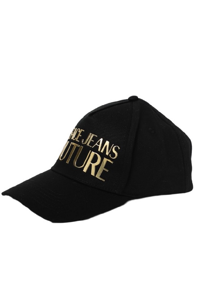 VERSACE JEANS COUTURE BASEBALL CAP WITH PENCES CIRCONFERENZA ΚΑΠΕΛΟ ΑΝΔΡΙΚΟ BLACK/GOLD
