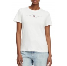 TOMMY JEANS REG US LINEAR T-SHIRT ΜΠΛΟΥΖΑ ΓΥΝΑΙΚΕΙΑ ECRU