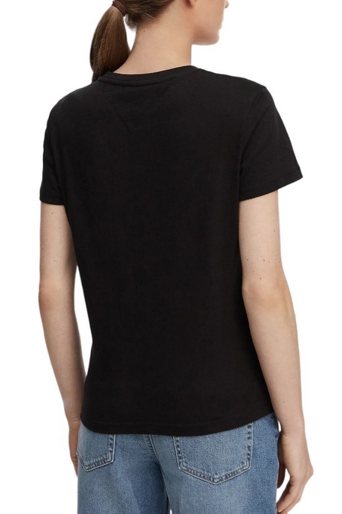 TOMMY JEANS REG US LINEAR T-SHIRT ΜΠΛΟΥΖΑ ΓΥΝΑΙΚΕΙΑ BLACK