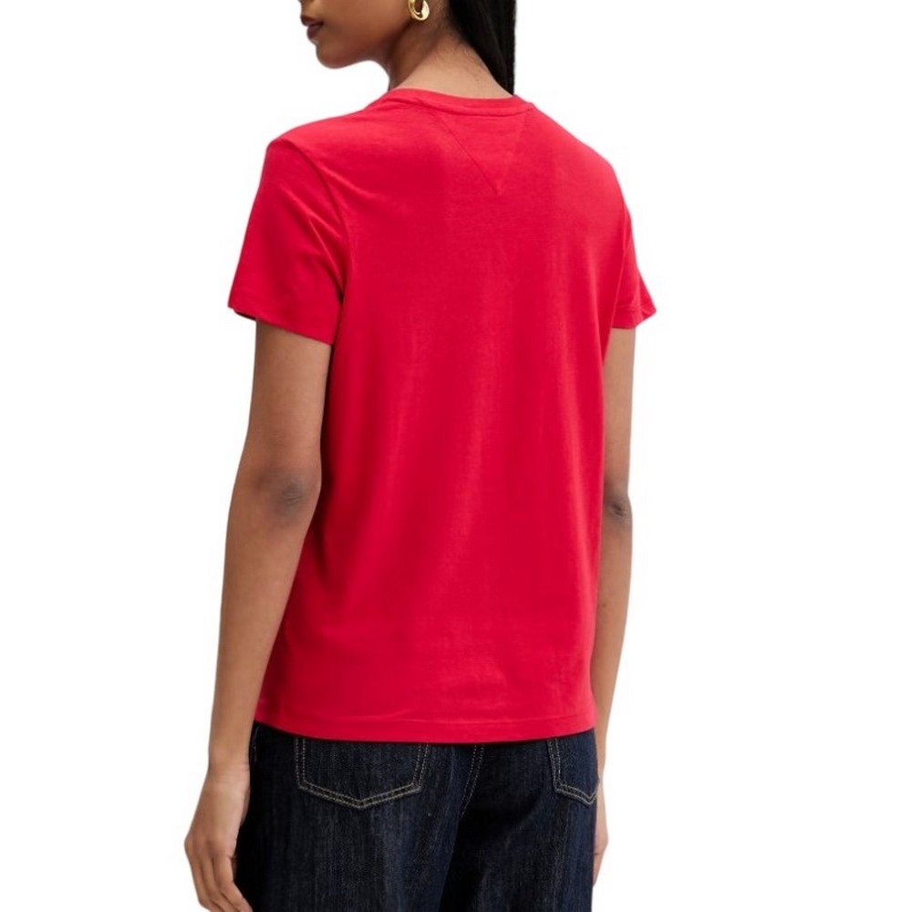 TOMMY JEANS REG US LINEAR T-SHIRT ΜΠΛΟΥΖΑ ΓΥΝΑΙΚΕΙΑ RED