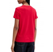 TOMMY JEANS REG US LINEAR T-SHIRT ΜΠΛΟΥΖΑ ΓΥΝΑΙΚΕΙΑ RED