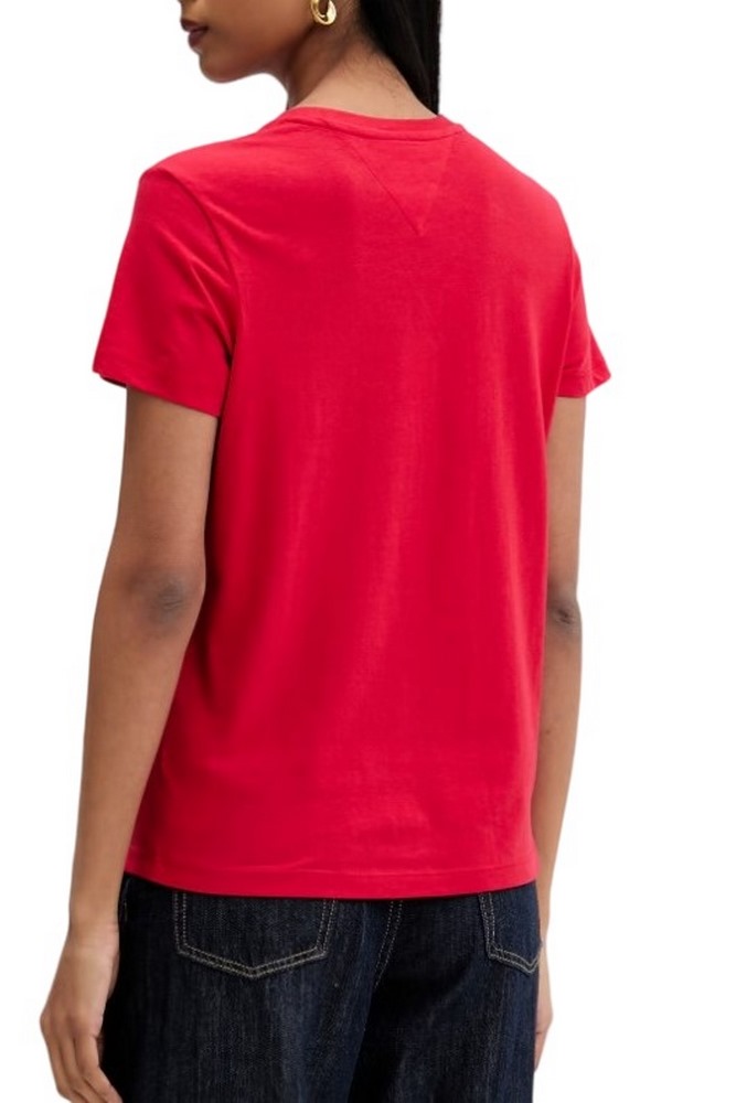 TOMMY JEANS REG US LINEAR T-SHIRT ΜΠΛΟΥΖΑ ΓΥΝΑΙΚΕΙΑ RED