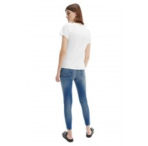 CALVIN KLEIN JEANS 2-PACK MONOGRAM SLIM TEE T-SHIRT ΓΥΝΑΙΚΕΙΟ BLACK/WHITE