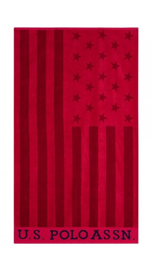 U.S POLO ASSN THOR 000291 kP0D TOWEL ΠΕΤΣΕΤΑ  ΑΝΔΡΙΚΗ RED